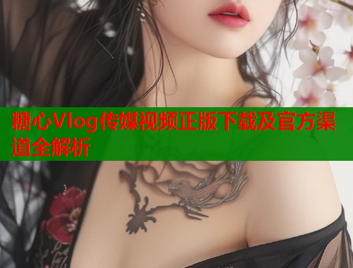 糖心Vlog传媒视频正版下载及官方渠道全解析  第2张