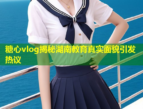 糖心vlog揭秘湖南教育真实面貌引发热议