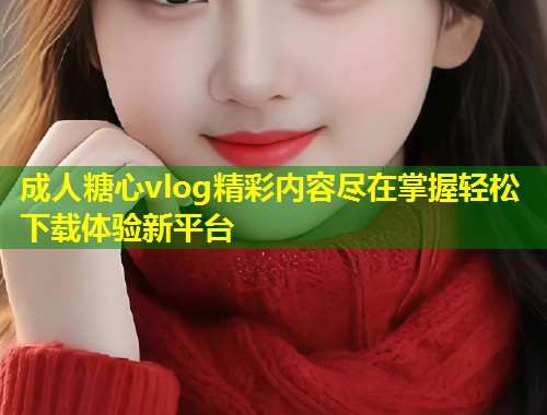 成人糖心vlog精彩内容尽在掌握轻松下载体验新平台
