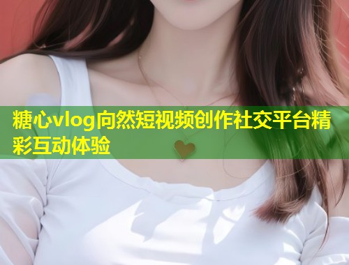 糖心vlog向然短视频创作社交平台精彩互动体验  第1张